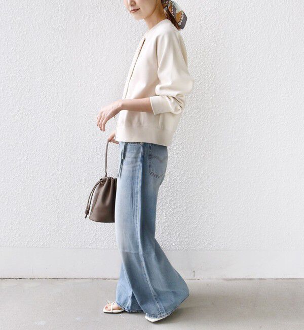 SHIPS for women「〈洗濯機可能〉コットン リブ スナップ ボタン カーディガン」|カーディガン|