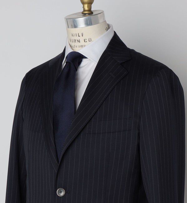 SHIPS「【SHIPS別注】THE SOLE: モガドール ネイビー ソリッド ネクタイ」|ネクタイ・蝶ネクタイ|