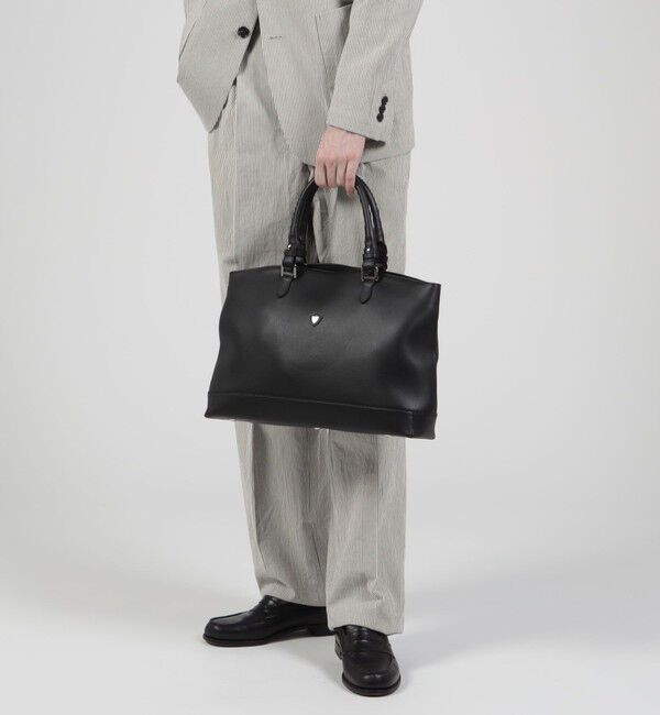 TOMORROWLAND GOODS「Chambord Sellier LIL BRIEF シュリンクレザー ブリーフトート CRUMBS」|トートバッグ|