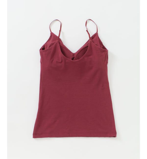 EMILYWEEK「【RESET】オーガニックコットン混 ブラキャミソール（ベージュ、ボルドー）」|インナー|