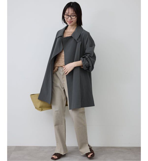 SLOBE IENA「《追加》コットンニュアンストレンチコート」|トレンチコート|