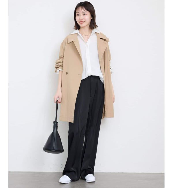 SLOBE IENA「《追加》コットンニュアンストレンチコート」|トレンチコート|