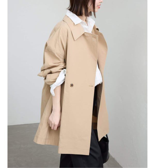 SLOBE IENA「《追加》コットンニュアンストレンチコート」|トレンチコート|