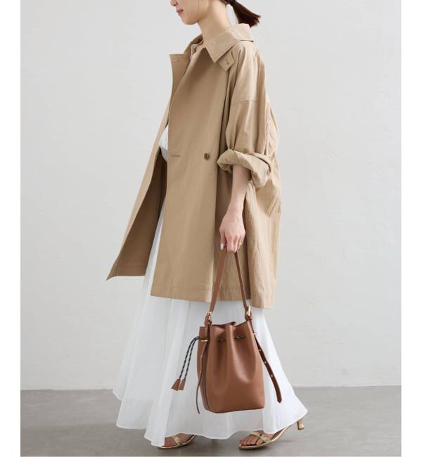 SLOBE IENA「《追加》コットンニュアンストレンチコート」|トレンチコート|