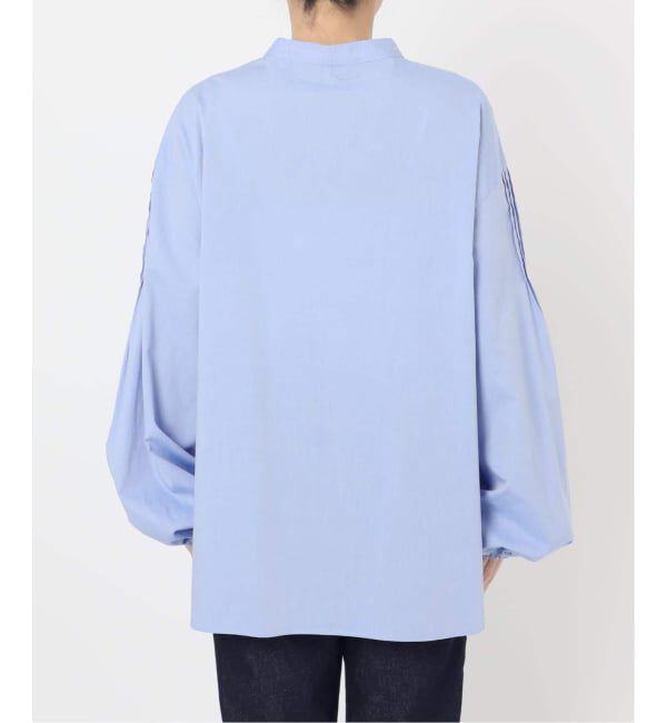 SLOBE IENA「《WEB限定/追加3予約》ピンタックバルーンスリーブブラウス」|シャツ・ブラウス|