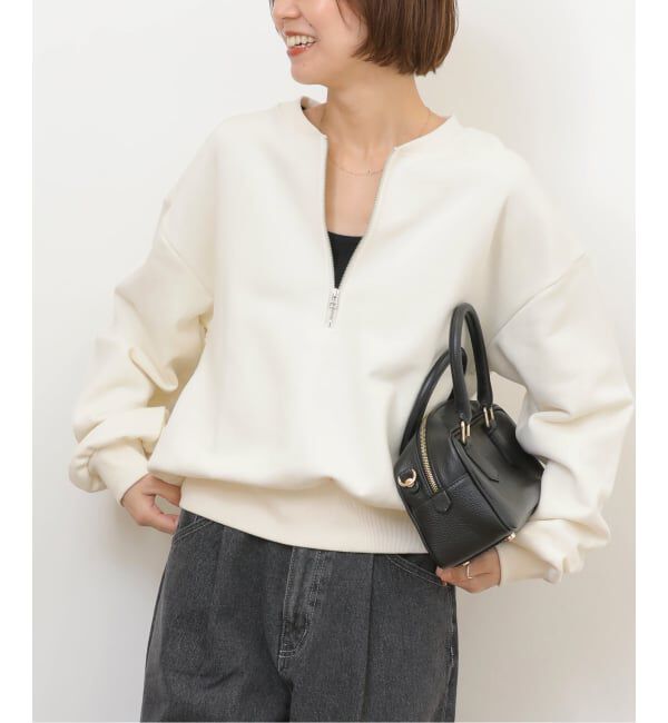 JOURNAL STANDARD relume「《WEB限定》ハーフジップノーカラースウェット」|スウェット・ジャージ|