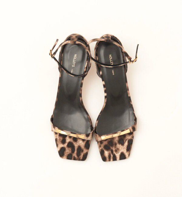 NOLLEY'S「NOLLEYS メタルバーレオパードサンダル」|サンダル|