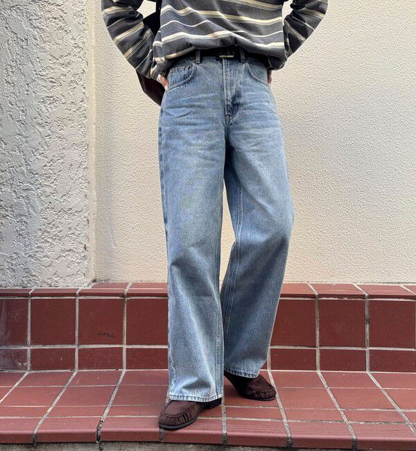 fredy emue「【待望の新色＆サイズ展開追加／@sora_522m企画】BASIC STRAIGHT DENIM」|デニム|
