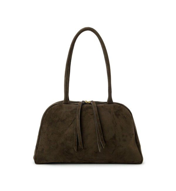 SALON adam et rope'「【WEB限定】スウェードソフトミドルボストン」|ボストンバッグ|