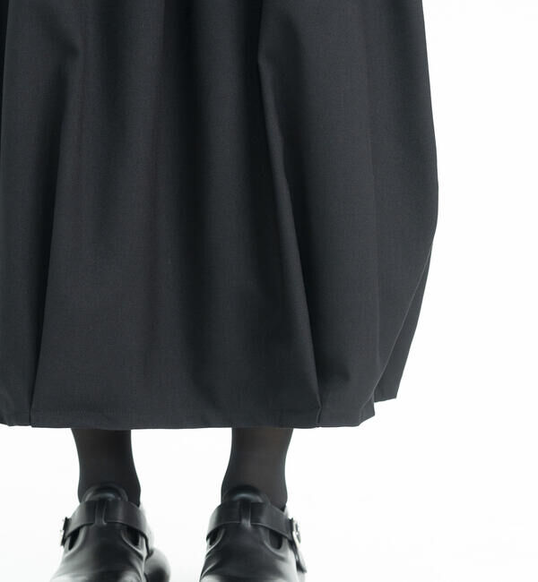  「eunoia | ウール ロングスカート WOMEN」|スカート|