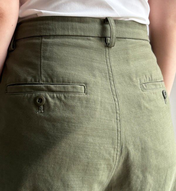  「タックトラウザーパンツ」|チノ|