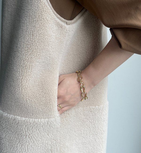  「ボア切替フーディージレ」|ベスト・ジレ|