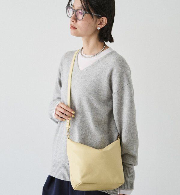  「ソフトレザーシンプルショルダーバッグ 」|ショルダー・メッセンジャー|