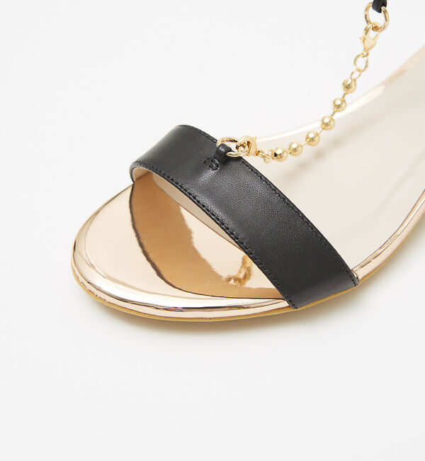 AU BANNISTER「ボールチェーンネックバンドサンダル」|サンダル|