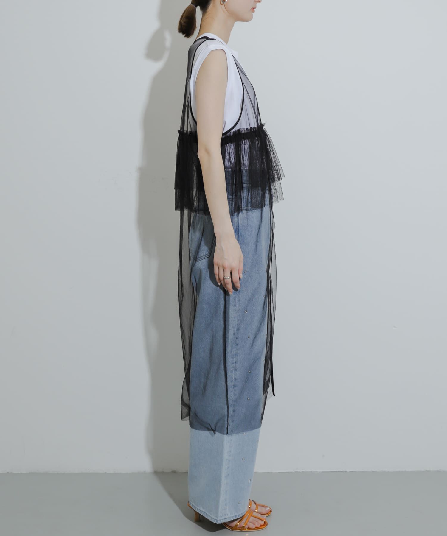 SENSE OF PLACE by URBAN RESEARCH「ウエストフリルチュールワンピース」|ワンピース|