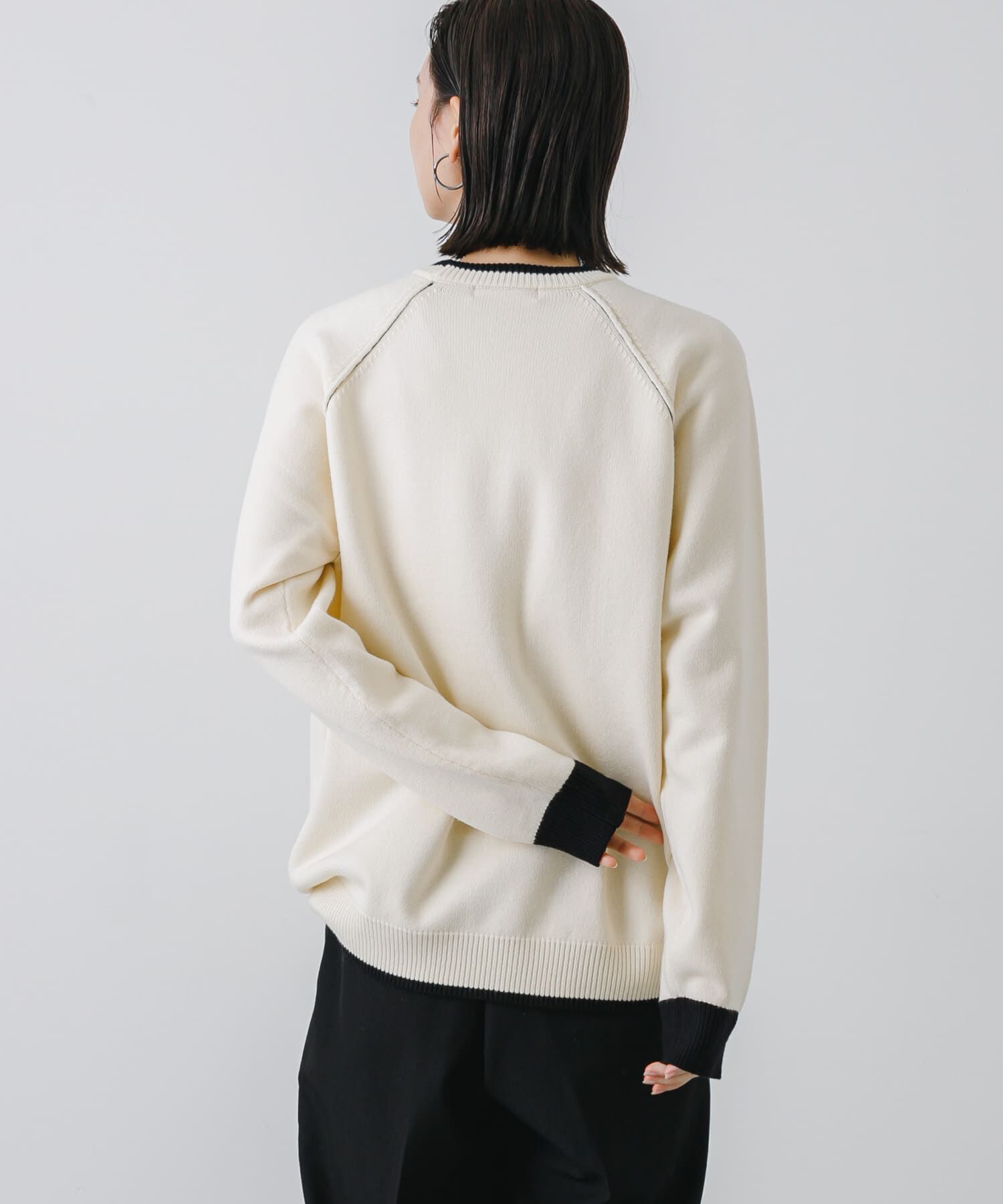 SENSE OF PLACE by URBAN RESEARCH「『ユニセックス』『洗濯可』ストレッチリブハイショクラインニット」|ニット・セーター|