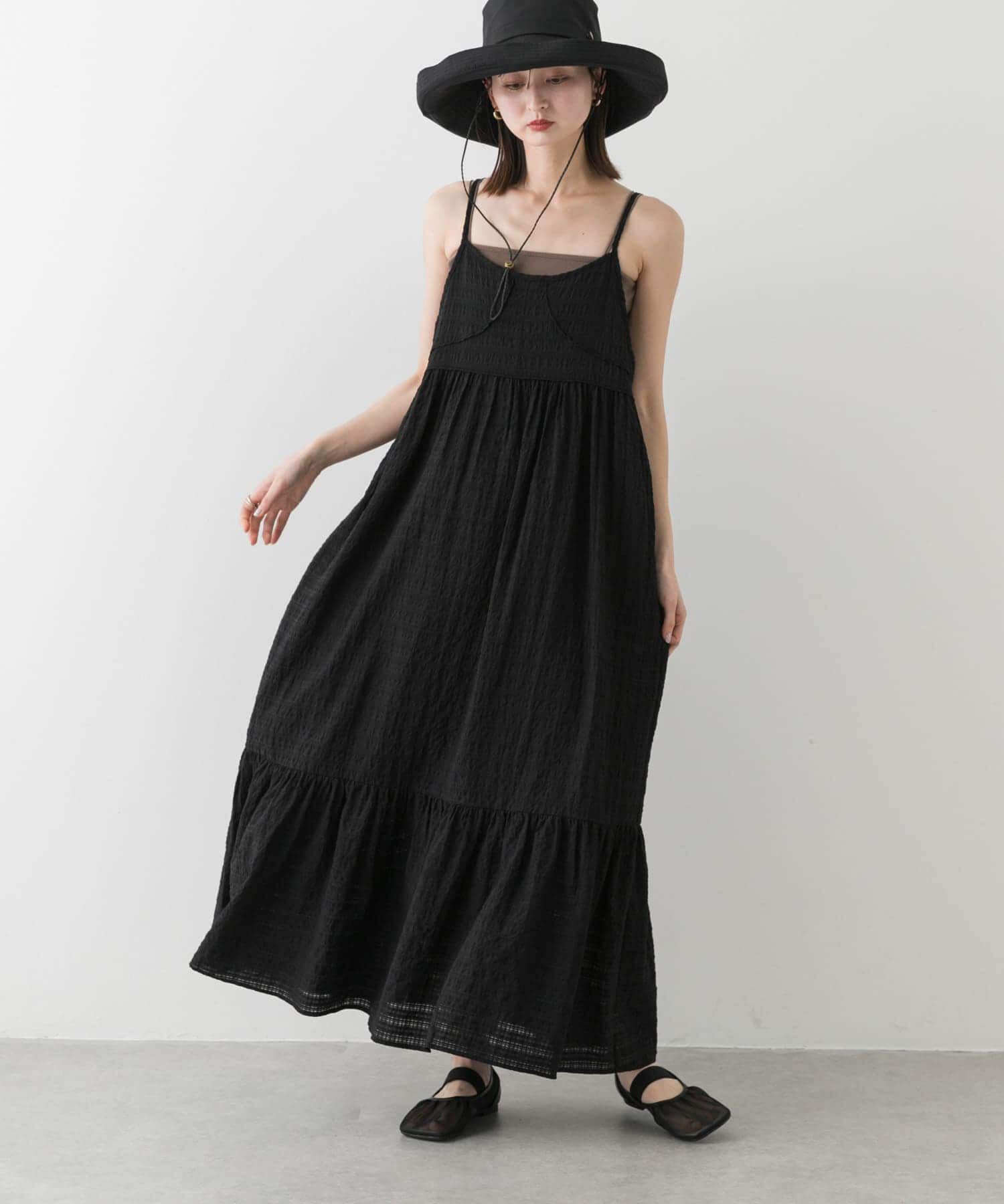 SENSE OF PLACE by URBAN RESEARCH「チェックジャガードキャミワンピース」|ワンピース|