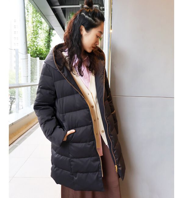  「ファーフードロングダウン」|ダウン|