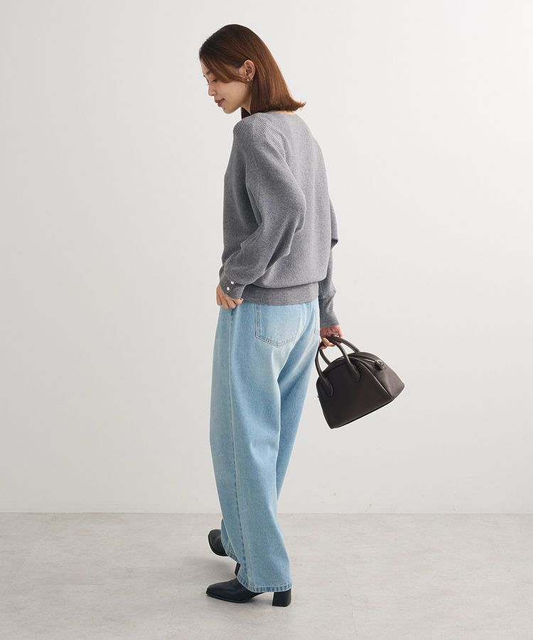 Green Parks「もちやわ袖釦ドルマンニットプルオーバー」|ニット・セーター|