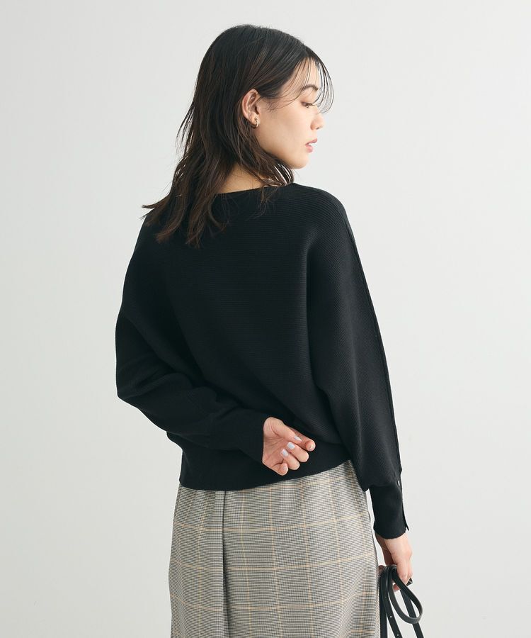 Green Parks「もちやわ袖釦ドルマンニットプルオーバー」|ニット・セーター|