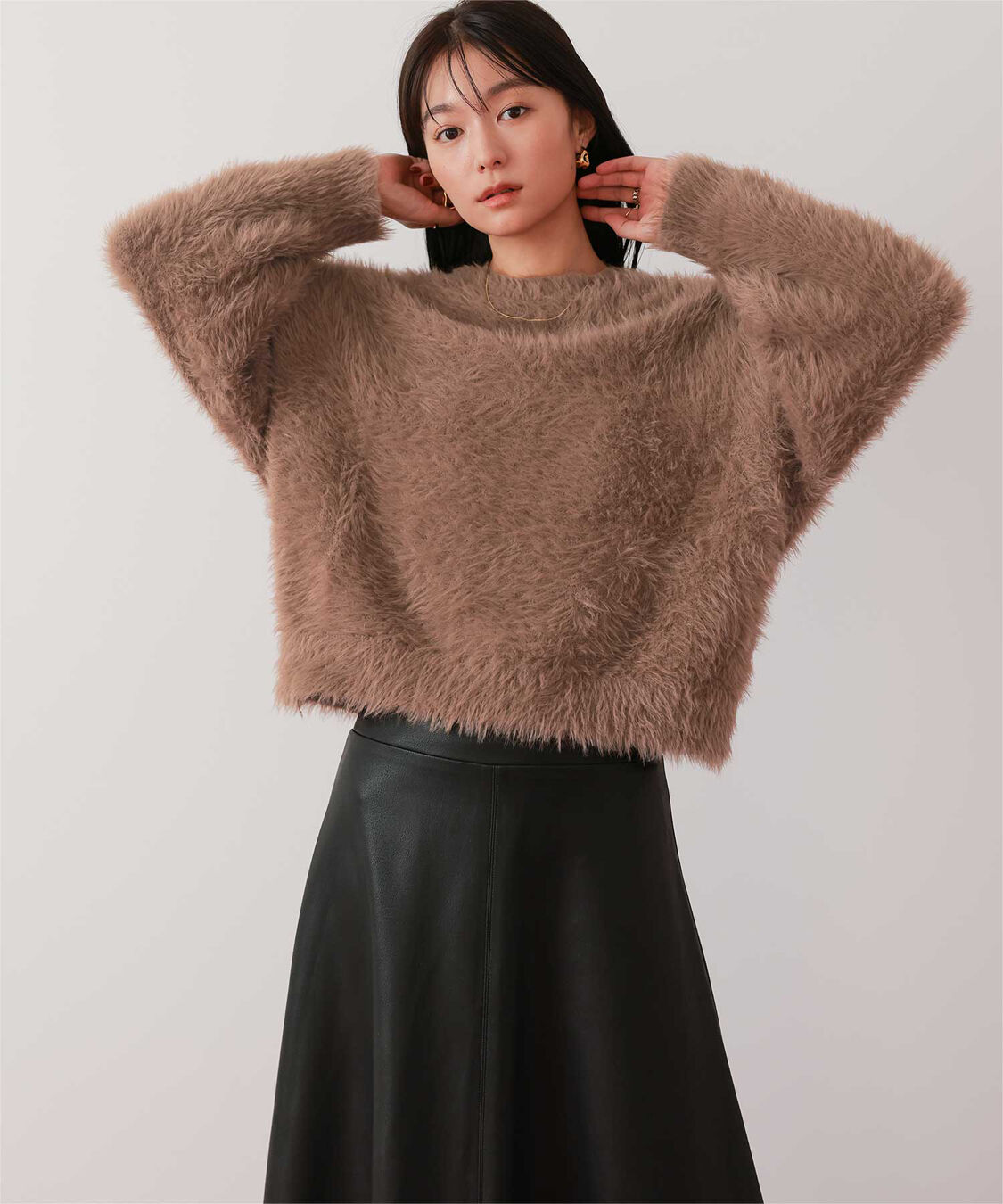 ur's「シャギーオーバーサイズニット」|ニット・セーター|