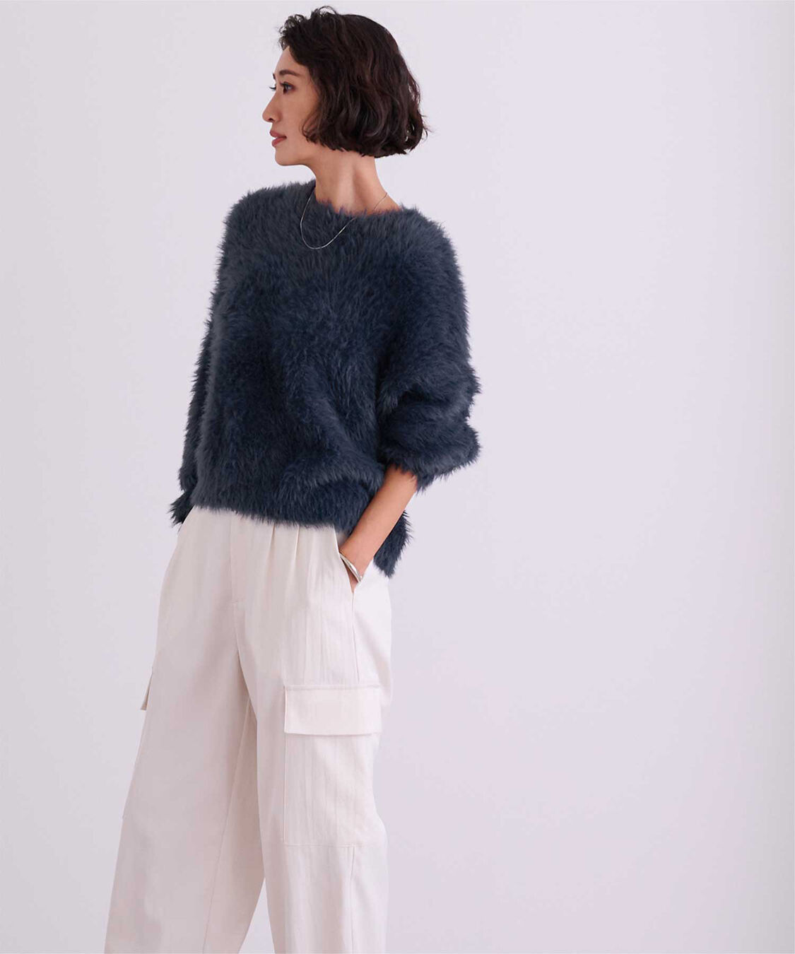 ur's「シャギーオーバーサイズニット」|ニット・セーター|