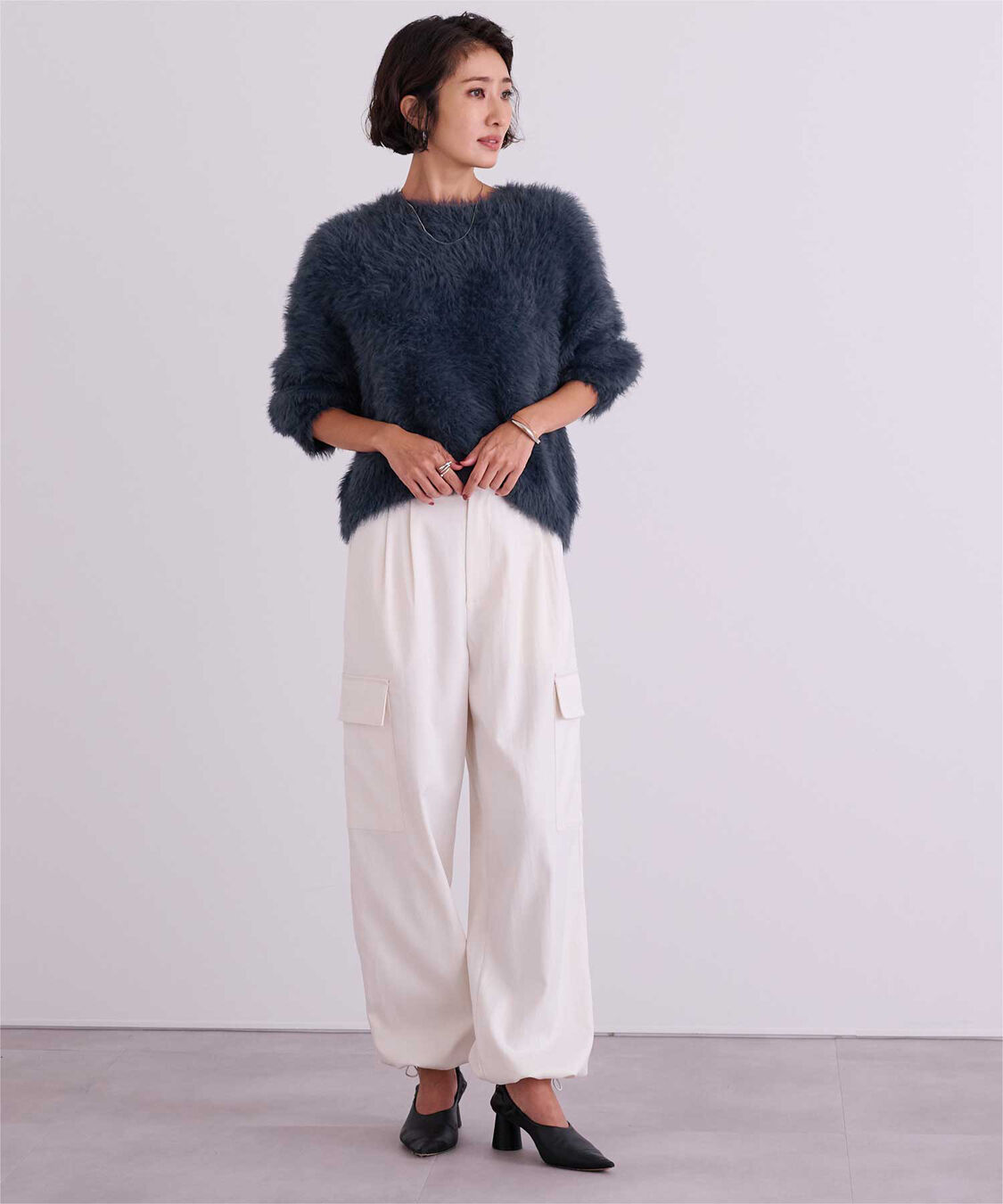 ur's「シャギーオーバーサイズニット」|ニット・セーター|