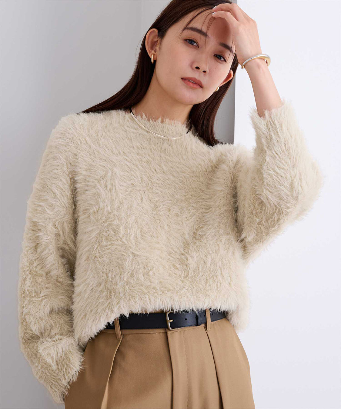 ur's「シャギーオーバーサイズニット」|ニット・セーター|