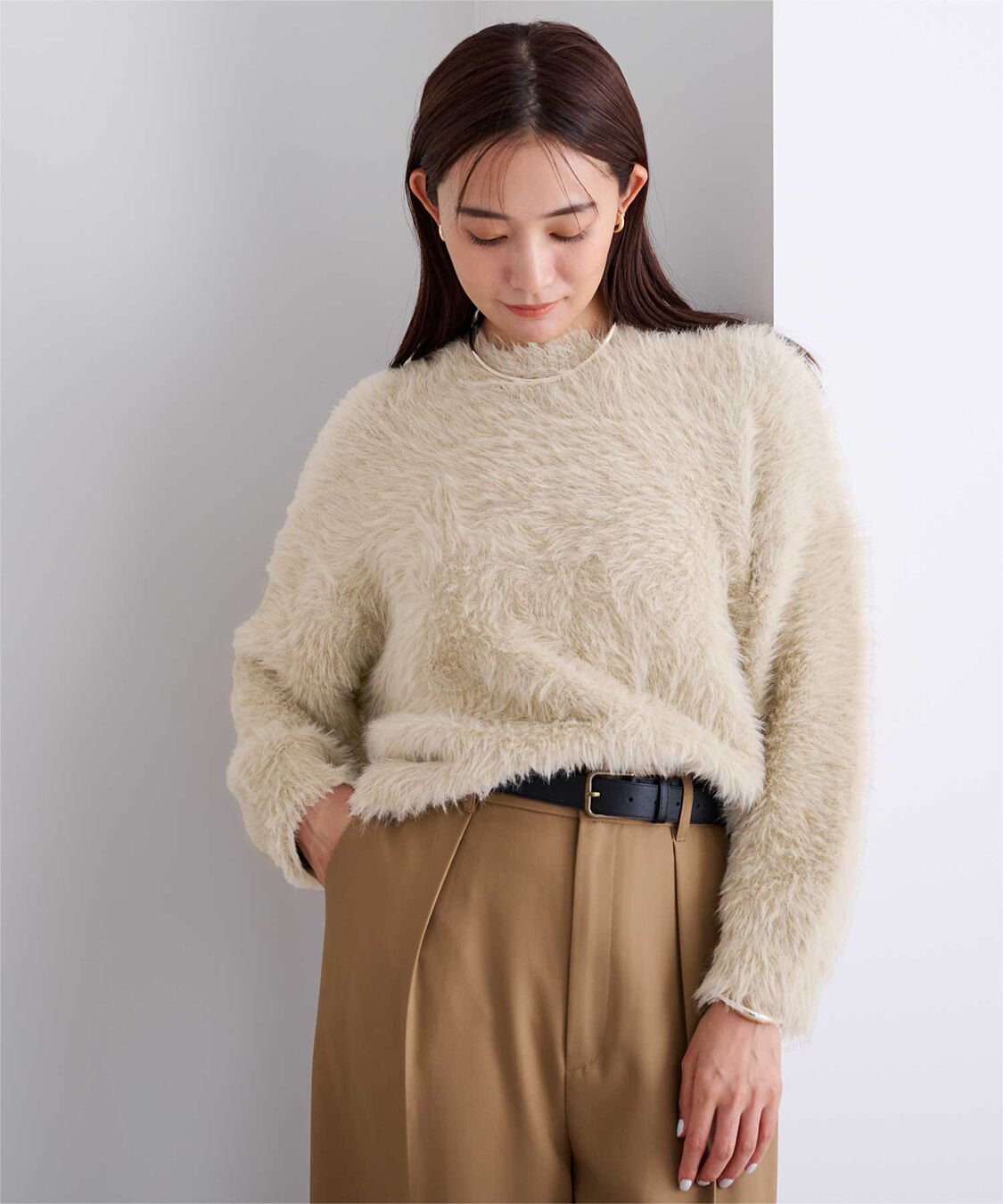 ur's「シャギーオーバーサイズニット」|ニット・セーター|