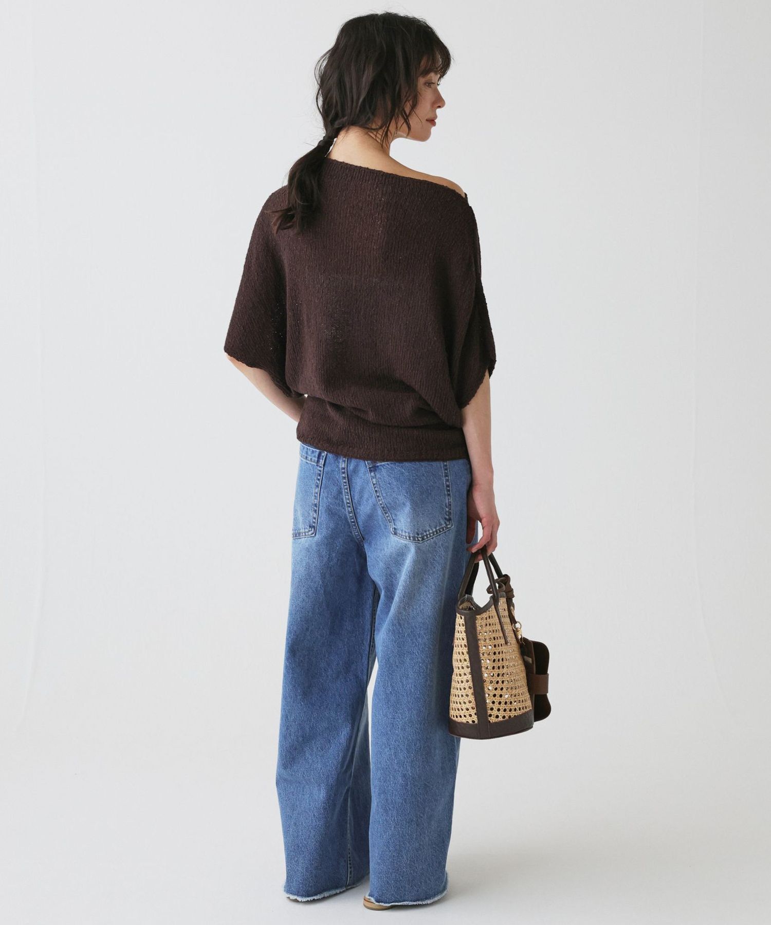 BABYLONE「ニュアンスドレープニット」|ニット・セーター|