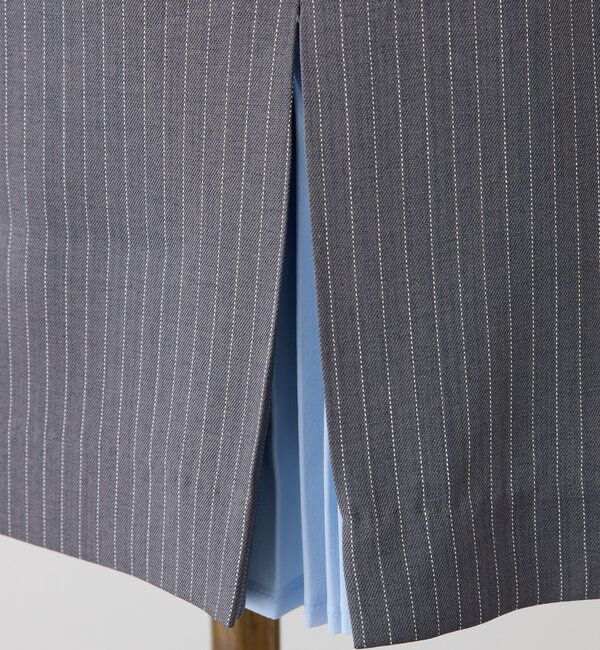  「【セットアップ可能】配色プリーツスカート」|スカート|