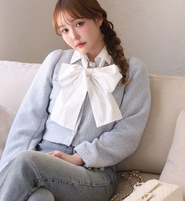  「ツイードジャケット」|ダウンベスト・ベスト|