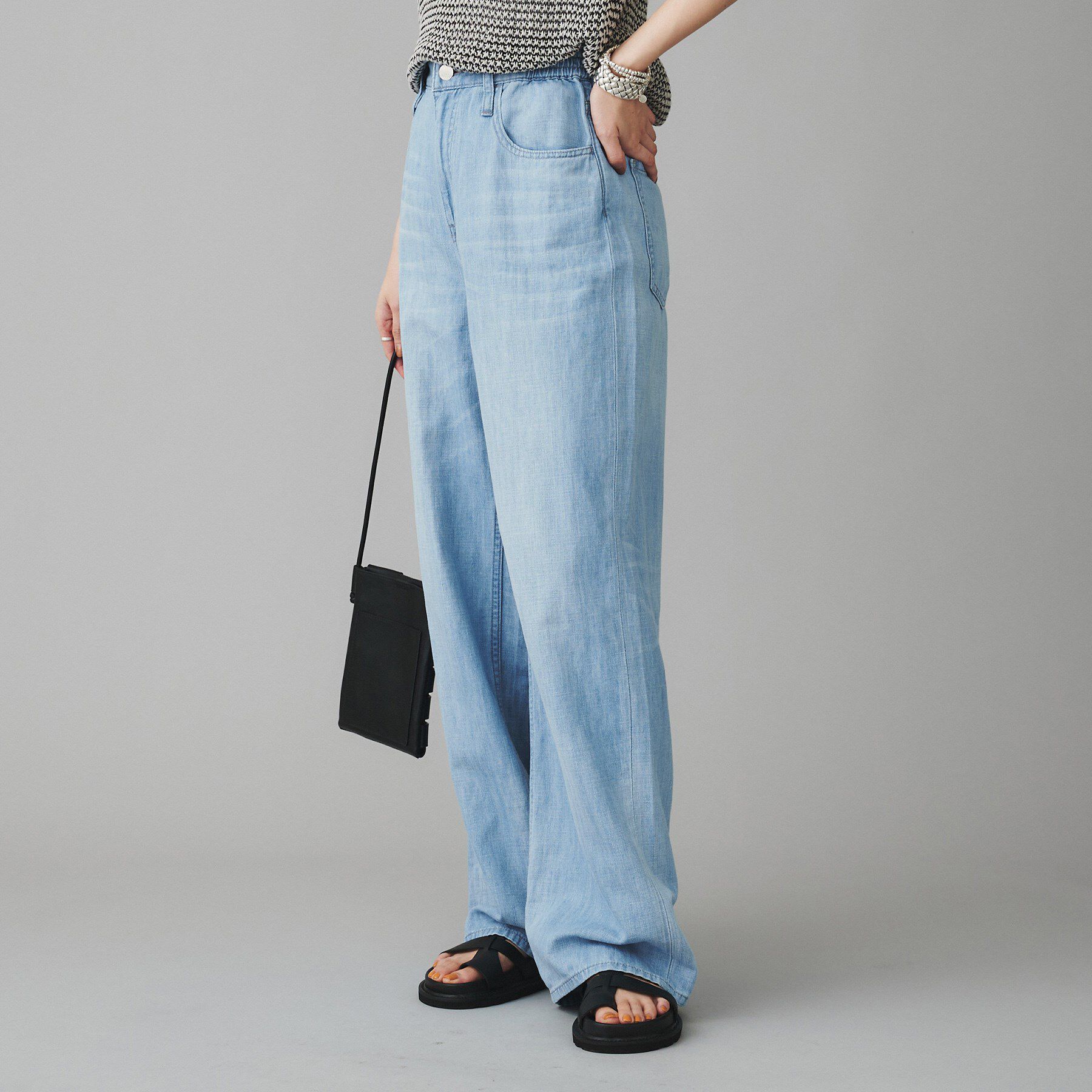 UNTITLED「【Healthy DENIM】Breezy Pink Pepperワイドストレートデニム」|その他|