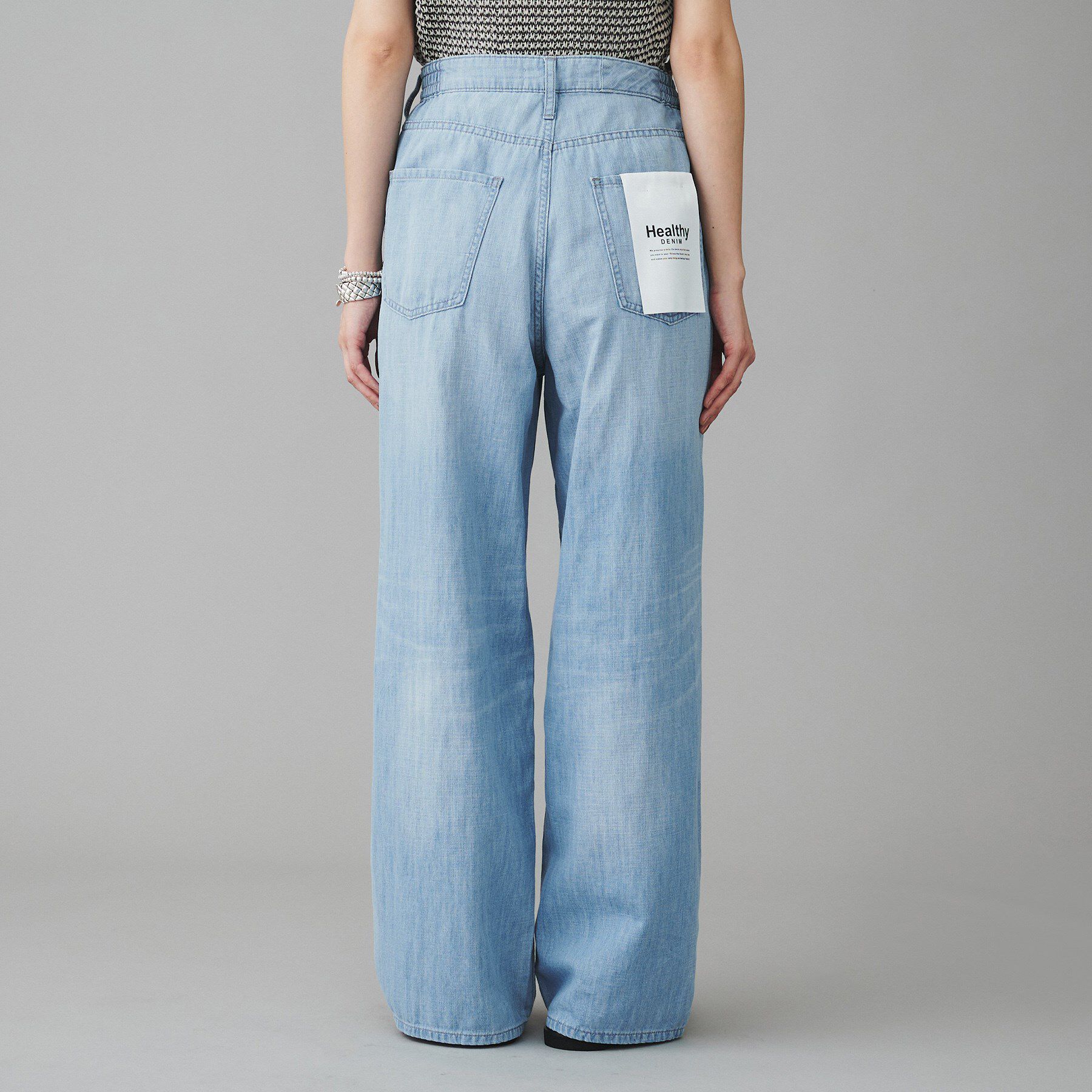 UNTITLED「【Healthy DENIM】Breezy Pink Pepperワイドストレートデニム」|その他|
