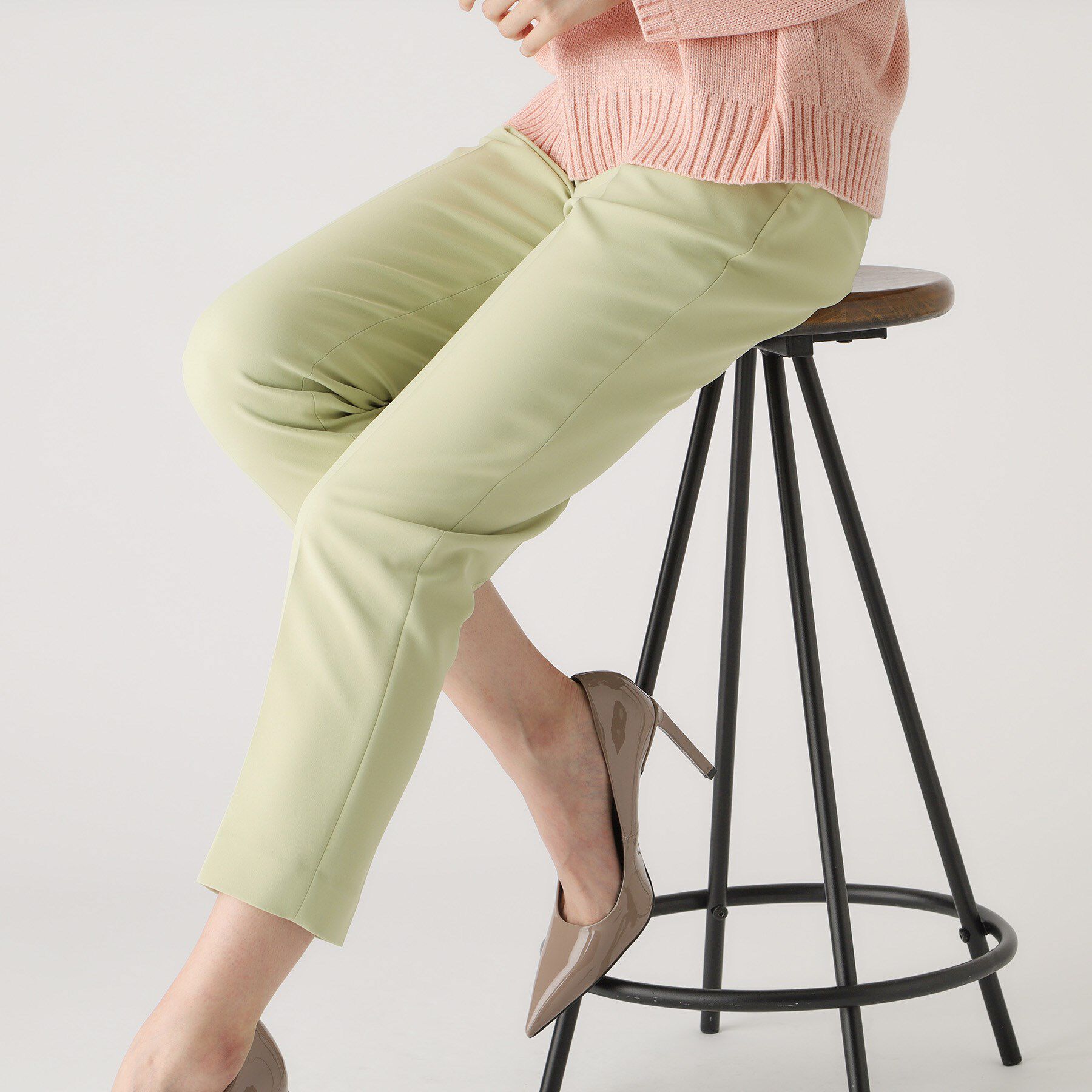 COUP DE CHANCE「【洗える／裏なし】スティックパンツ」|その他|ミントグリーン(02