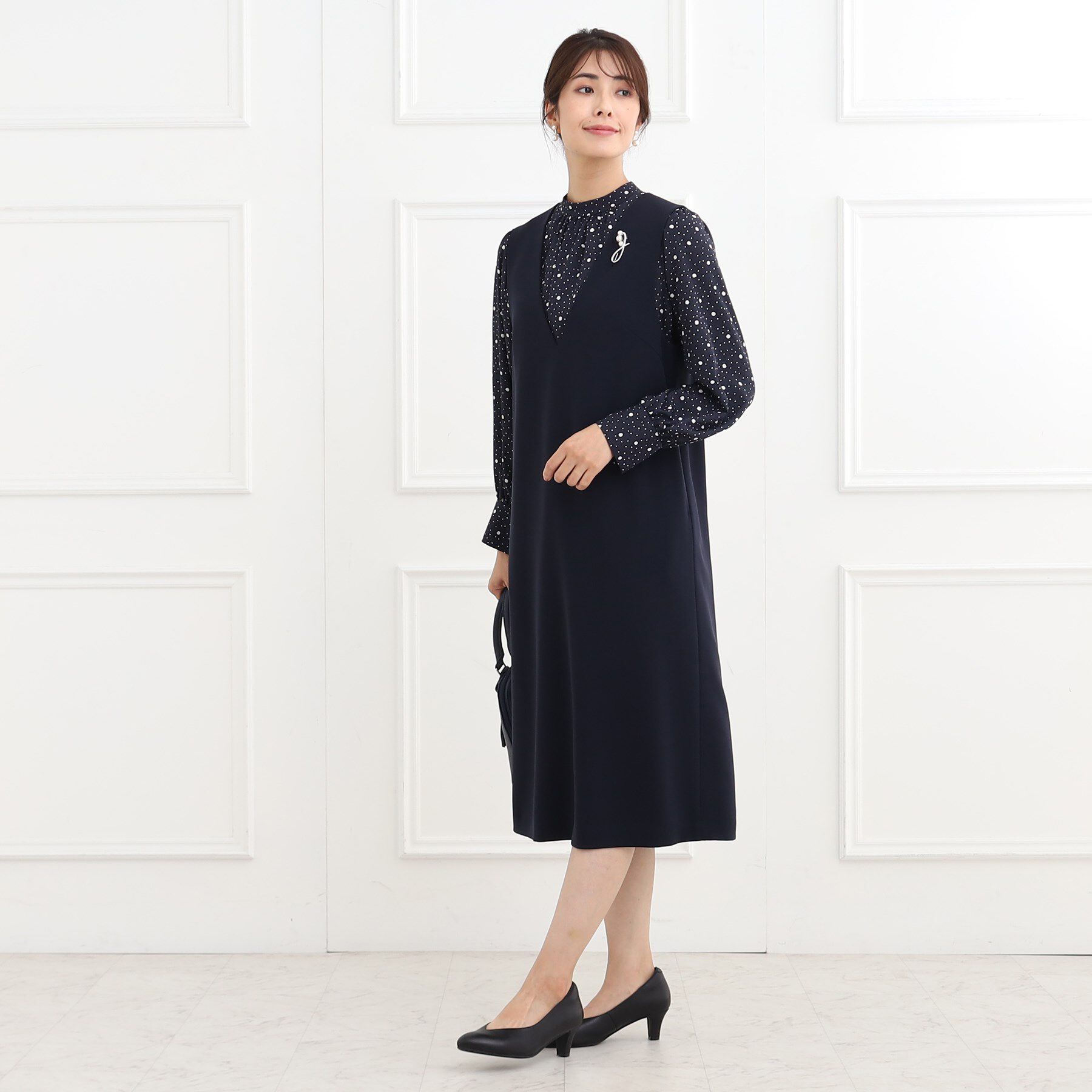 Reflect「【フォーマル/洗える/セットアップ可】ジャンパースカート」|ワンピース|