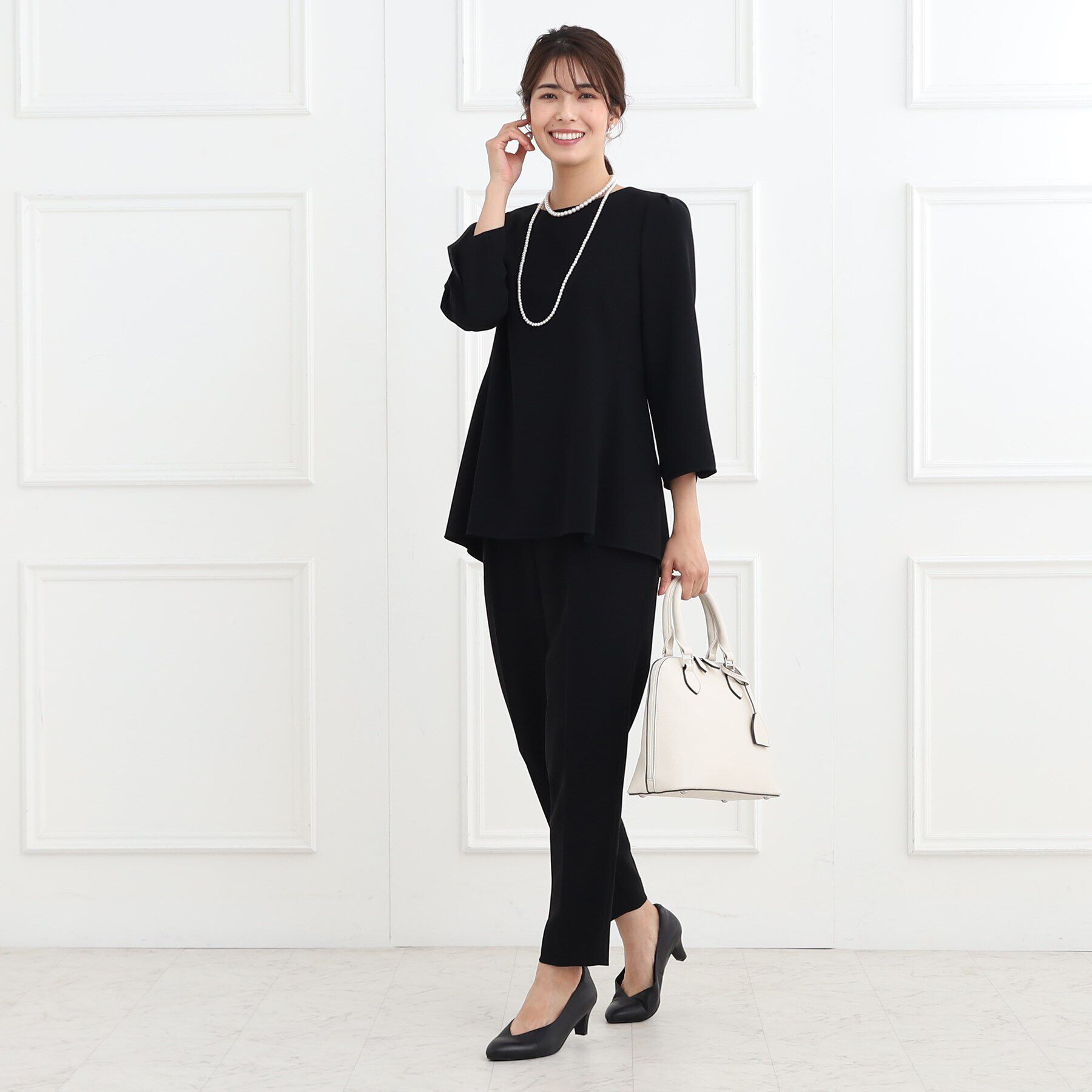 Reflect「【フォーマル/洗える/セットアップ可】テーパードパンツ」|その他|