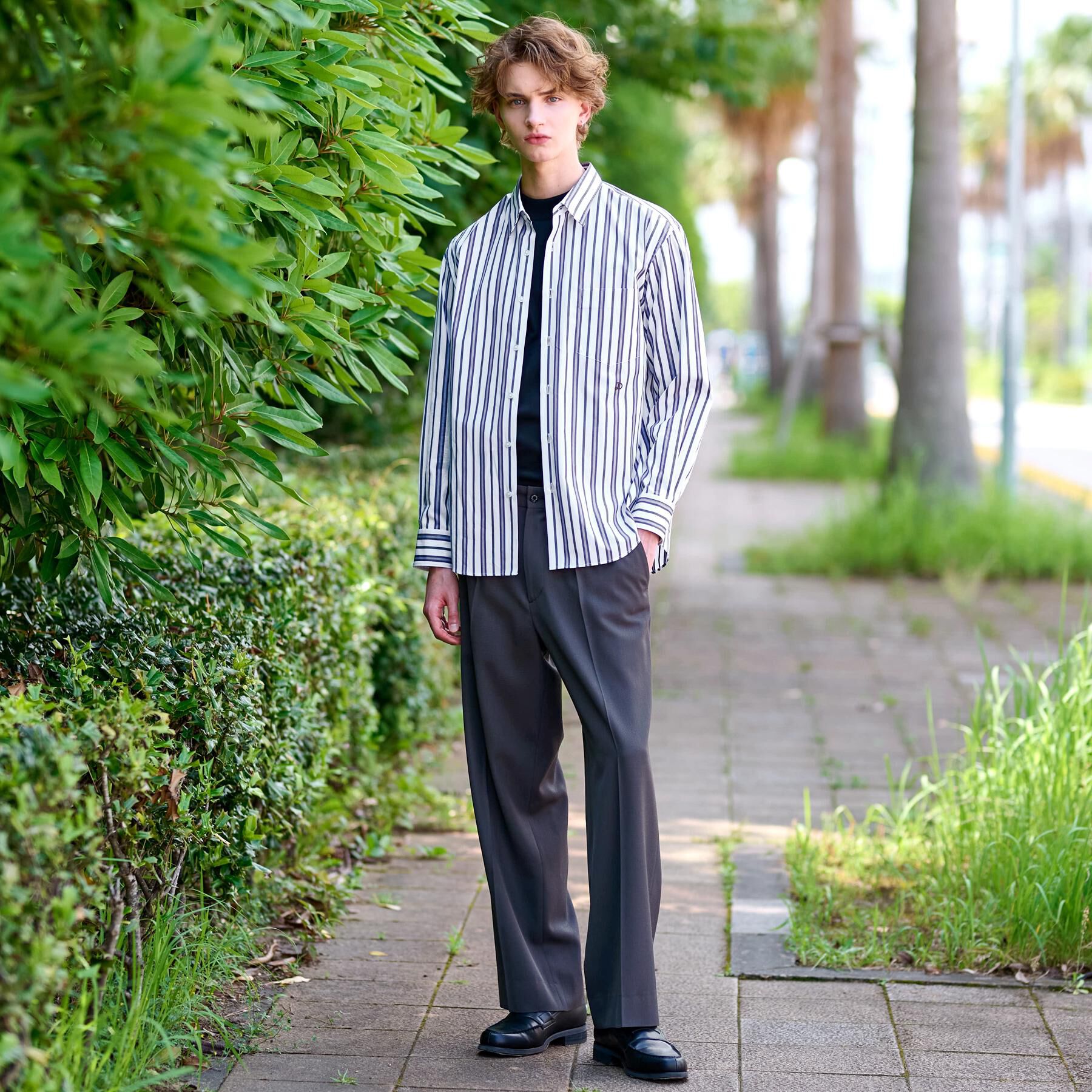 DRESSTERIOR「THOMAS MASON ストライプシャツ」|シャツ・ブラウス|