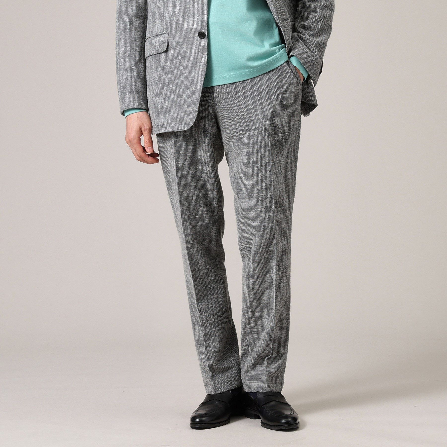 TAKEO KIKUCHI「【尾州織】ラッセルメッシュ パンツ/ セットアップ対応」|その他|ｸﾞﾚｰ(012)