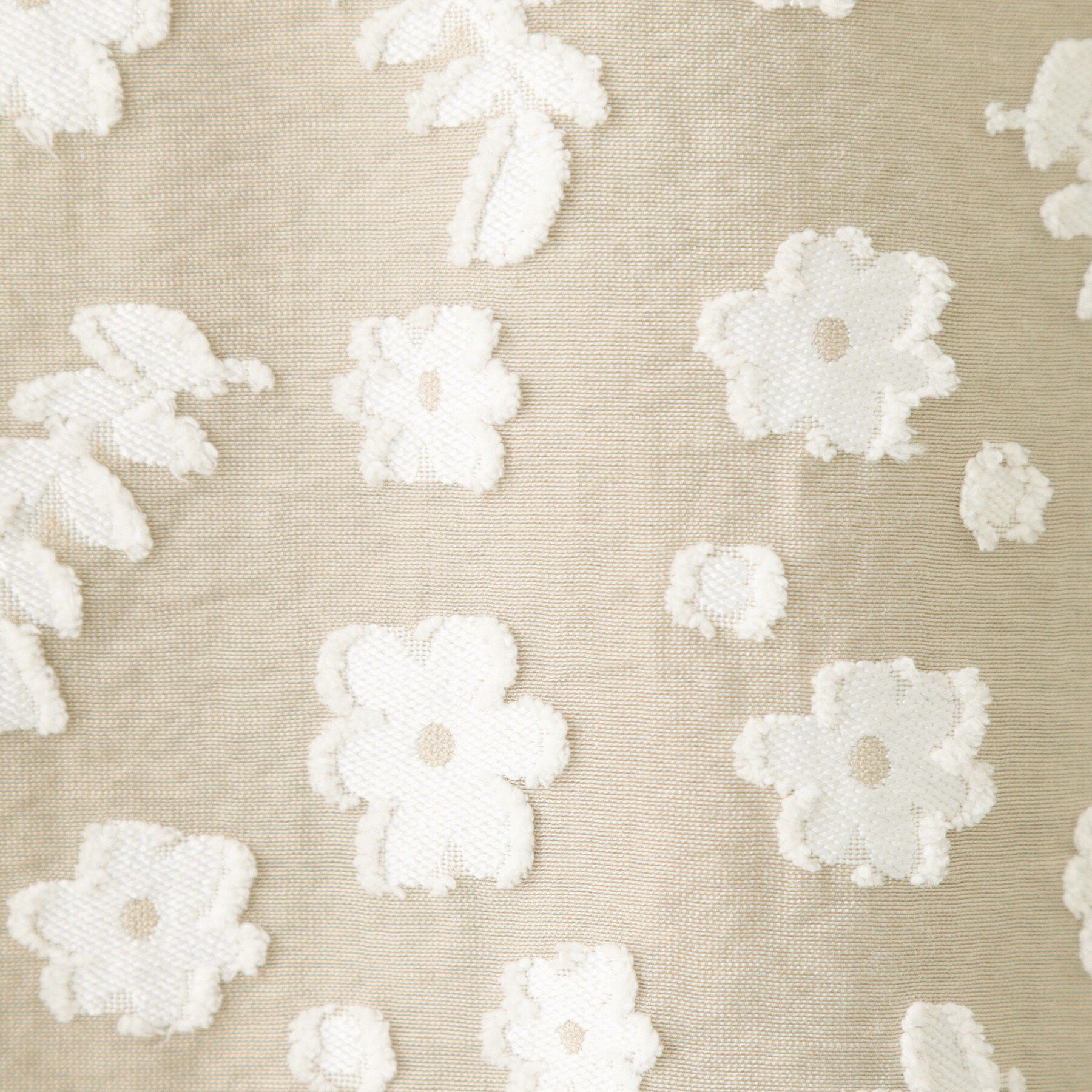 index「麻調花柄ジャカードフレアスカート【ハンドウォッシャブル】」|スカート|