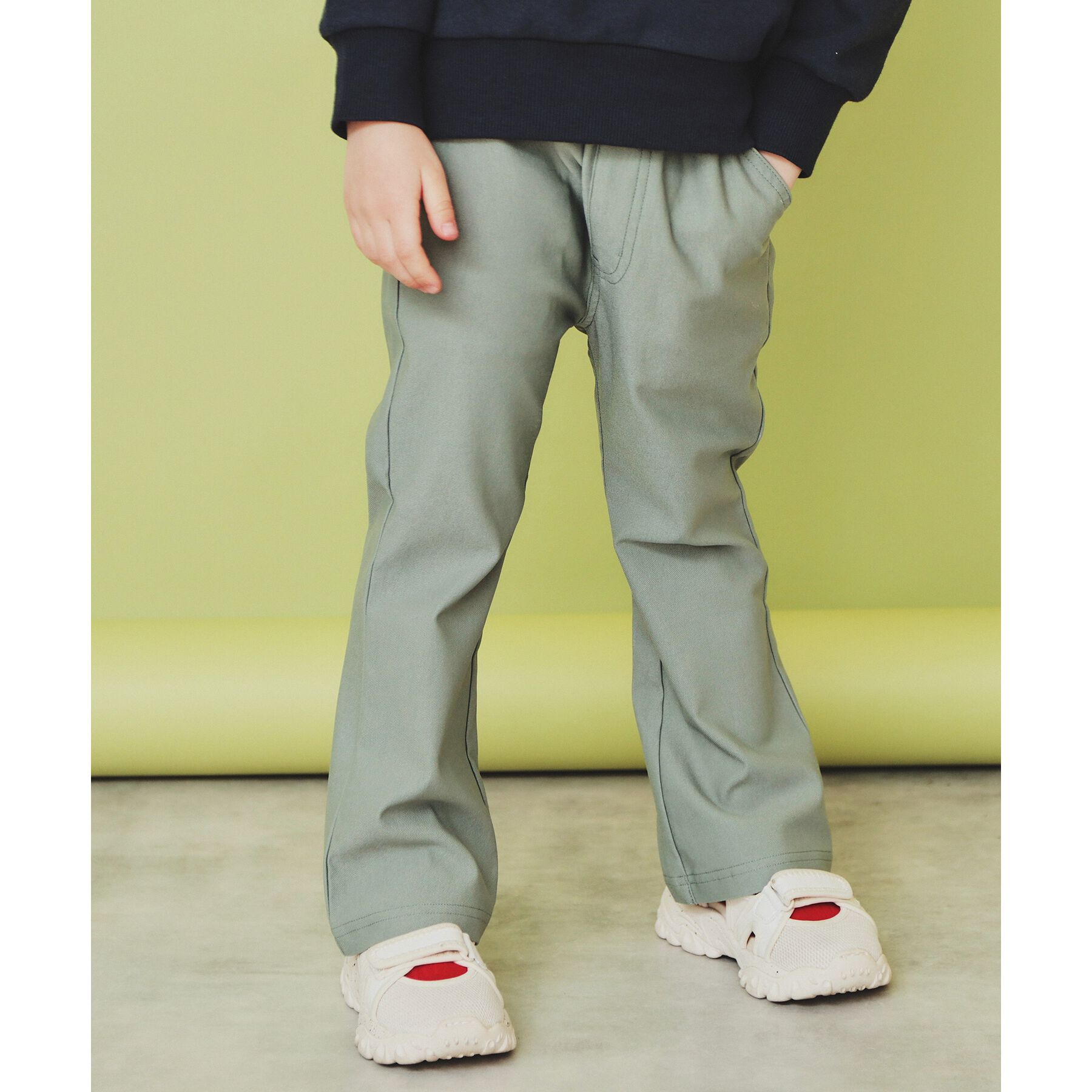 THE SHOP TK「【110-150】のびーるフレアパンツ/洗濯機OK」|その他|