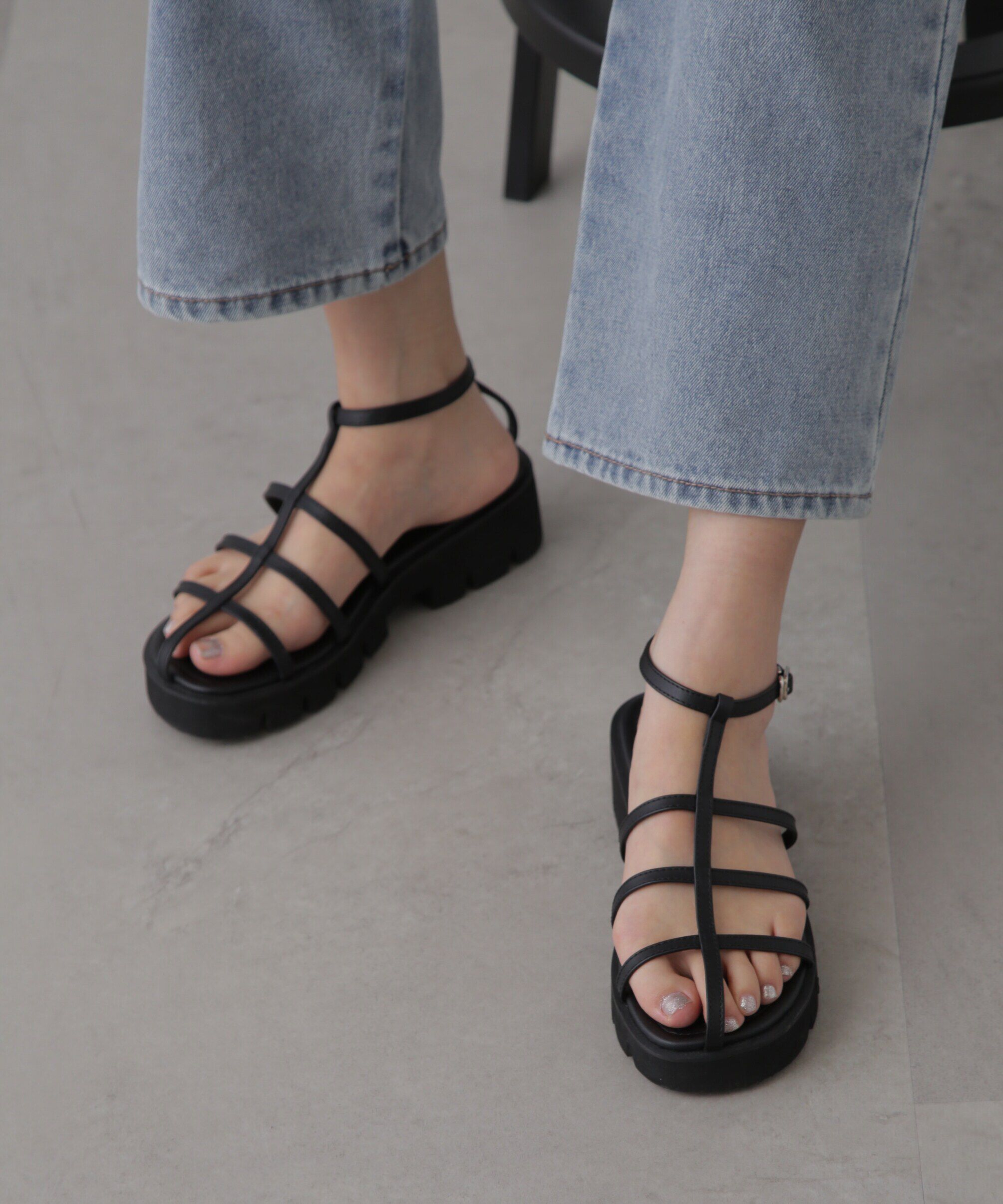  「トラックソールナローサンダル」|その他|