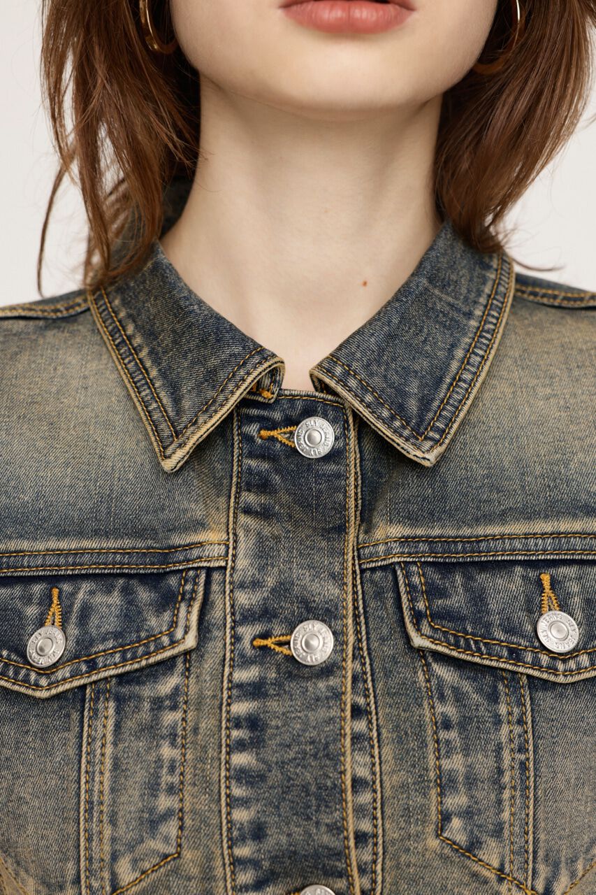 SLY「OVERDYE COMPACT CROP TOPS-BE」|シャツ・ブラウス|