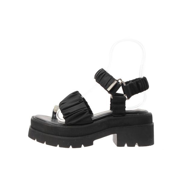 CALNAMUR「BIJOU RING GYATHER SPORTS SANDALS/ビジューリングギャザースポーツサンダル」|その他|