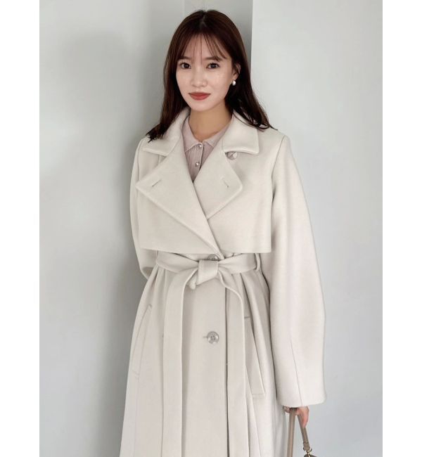 dazzlin「2WAYカラーレディコート」|トレンチコート|