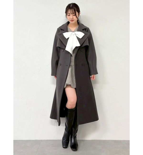 dazzlin「2WAYカラーレディコート」|トレンチコート|