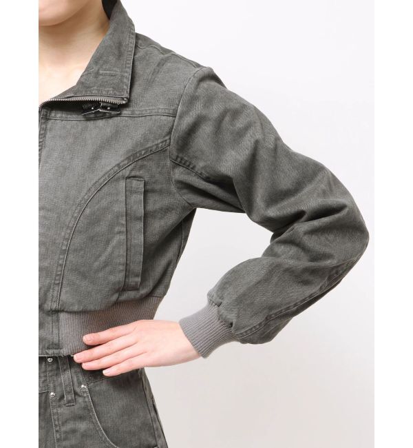 MURUA「ウォッシュスタンドネックショートブルゾン【セット販売対象】」|ブルゾン・スタジャン|