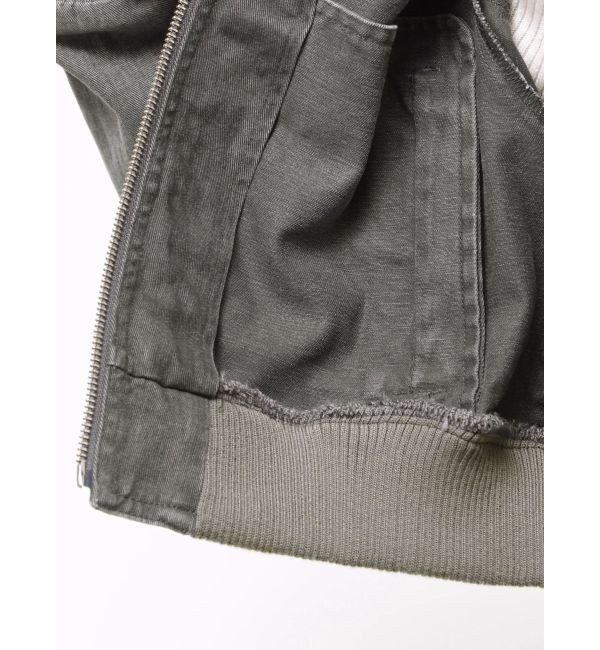 MURUA「ウォッシュスタンドネックショートブルゾン【セット販売対象】」|ブルゾン・スタジャン|