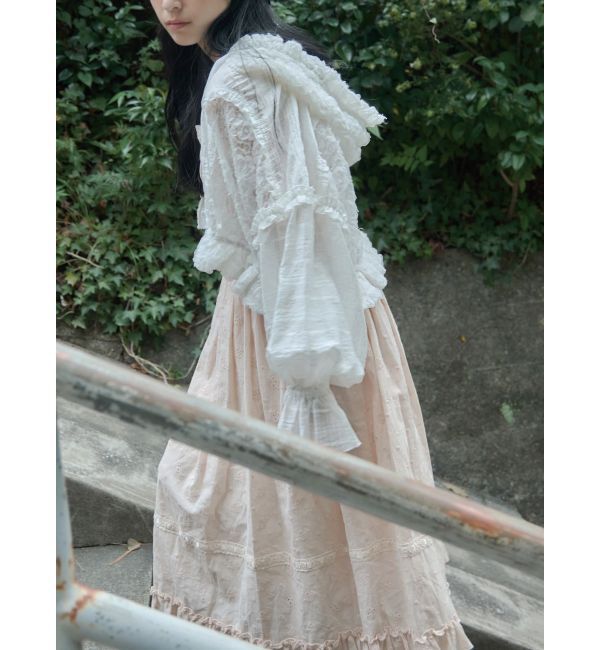 merry jenny「flower laceフレアワンピース」|ワンピース|