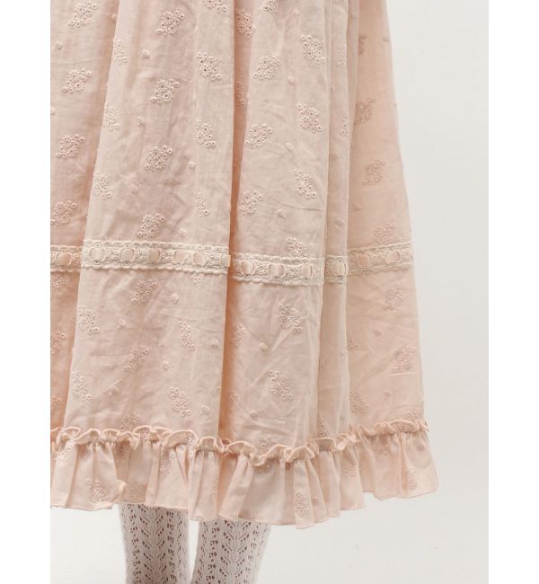 merry jenny「flower laceフレアワンピース」|ワンピース|